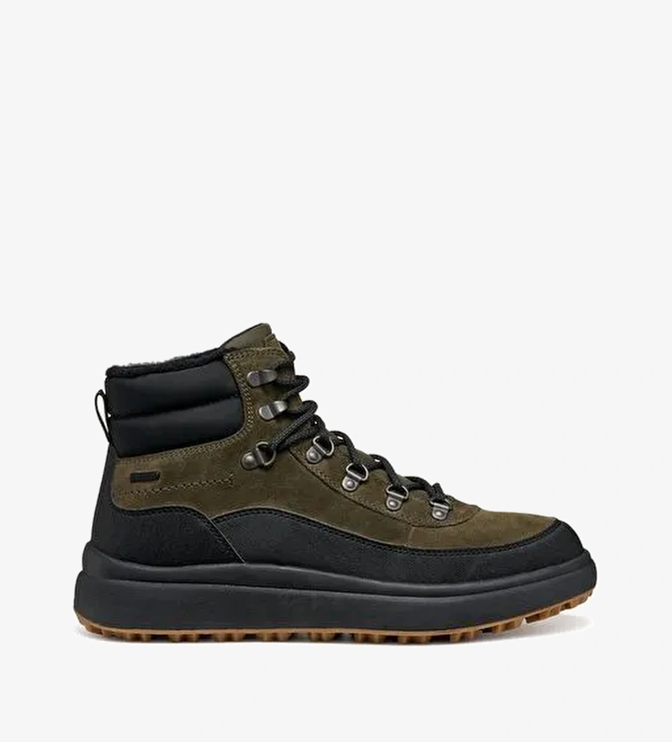 Geox Erkek Haki A Granıto + Grıp B Abx D - Sue Bağcıklı Deri Outdoor Bot U46FZD022BCC0498 - Görsel 1