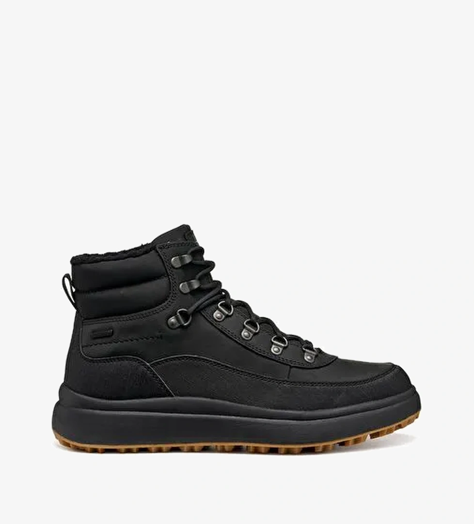 Geox Erkek Siyah U Granıto + Grıp B Abx D - Oıl Bağcıklı Deri Outdoor Bot U46FZD04554C9999 - Görsel 1
