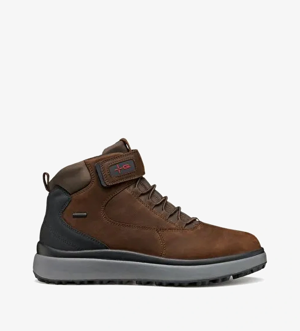 Geox Erkek Kahverengi U Granıto + Grıp B Abx C - Oıl Bağcıklı Deri Outdoor Bot U56FZC00045C6006 - Görsel 1