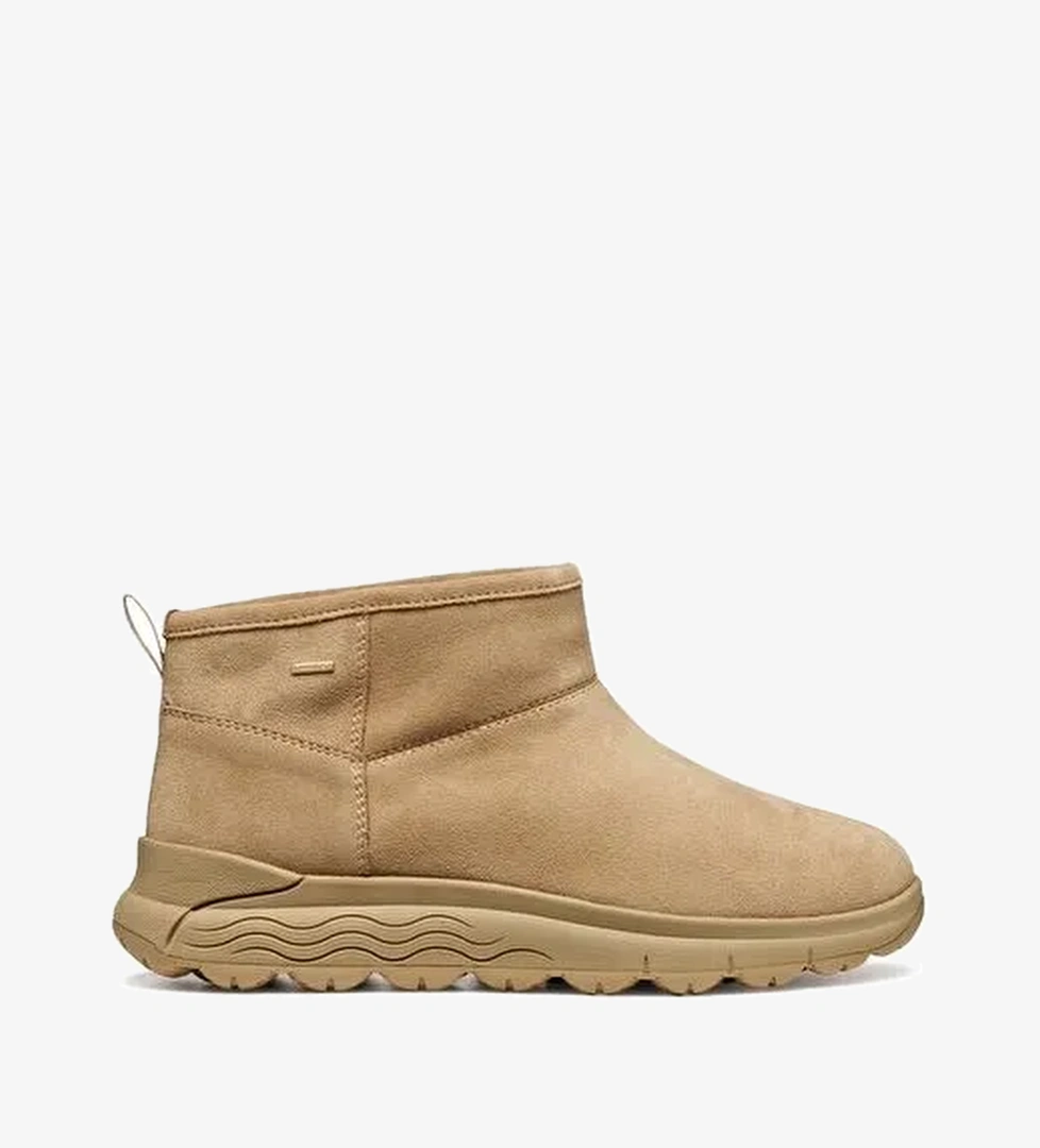 Geox Kadın Bej D Spherıca 4X4 B Abx B - Suede Süet Deri Teddy Bot D5626B00022C5010 - Görsel 1