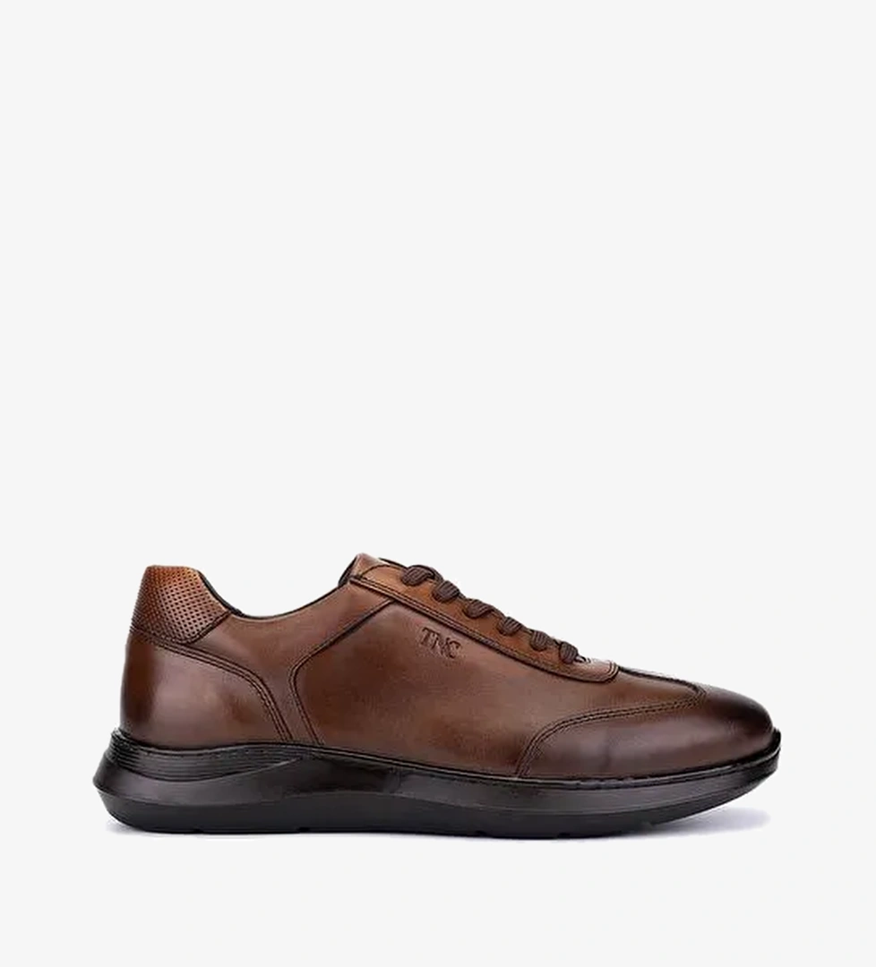 Tamer Tanca Erkek Hakiki Deri Taba Casual Ayakkabı - Görsel 1
