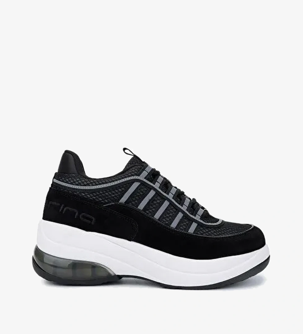 Fornarina Kadın Deri & Tekstil Siyah Sneakers & Spor Ayakkabı - Görsel 1