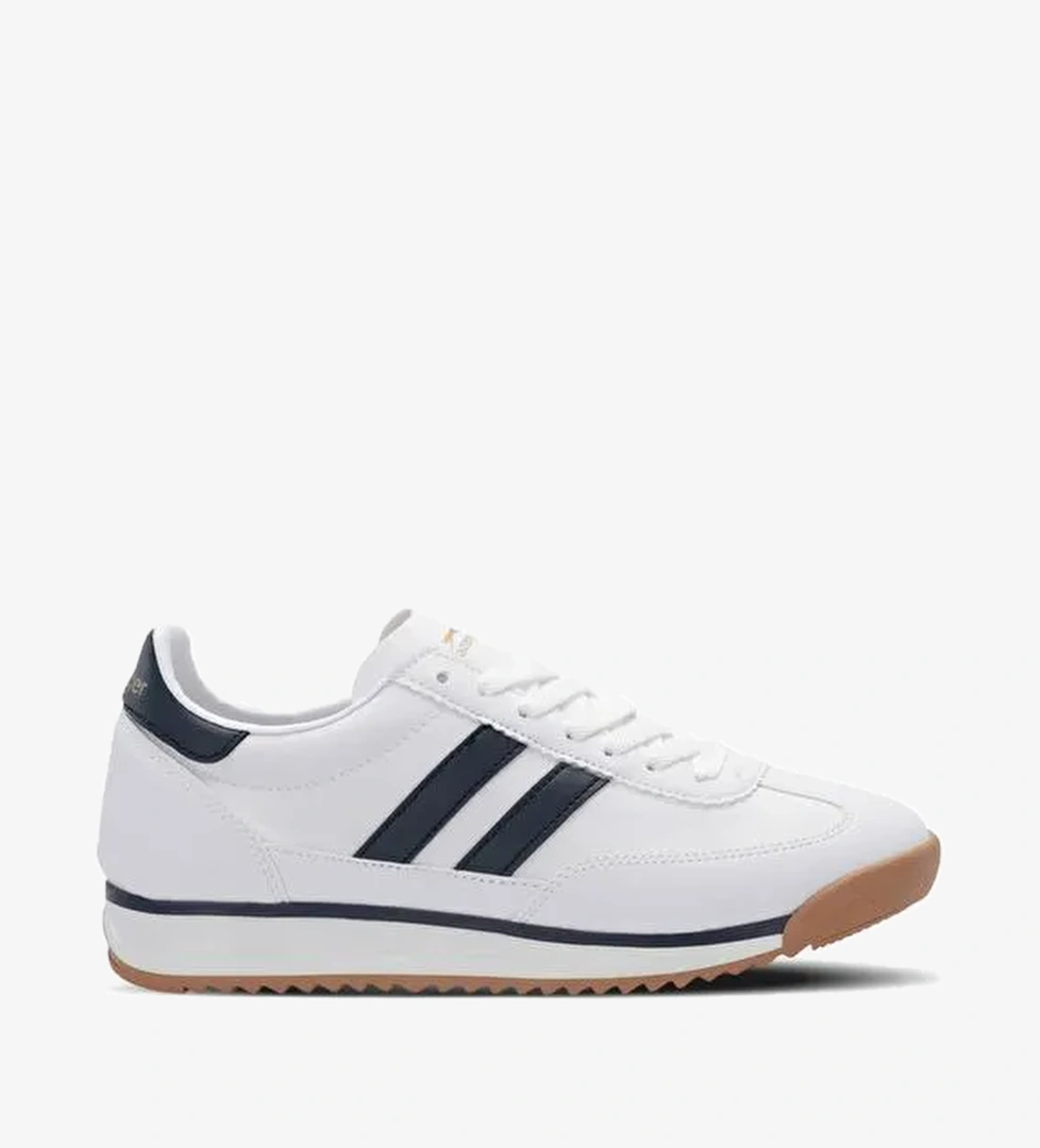 Slazenger OKLAHOMA Erkek Beyaz / Lacivert Günlük Spor Ayakkabısı - Görsel 1