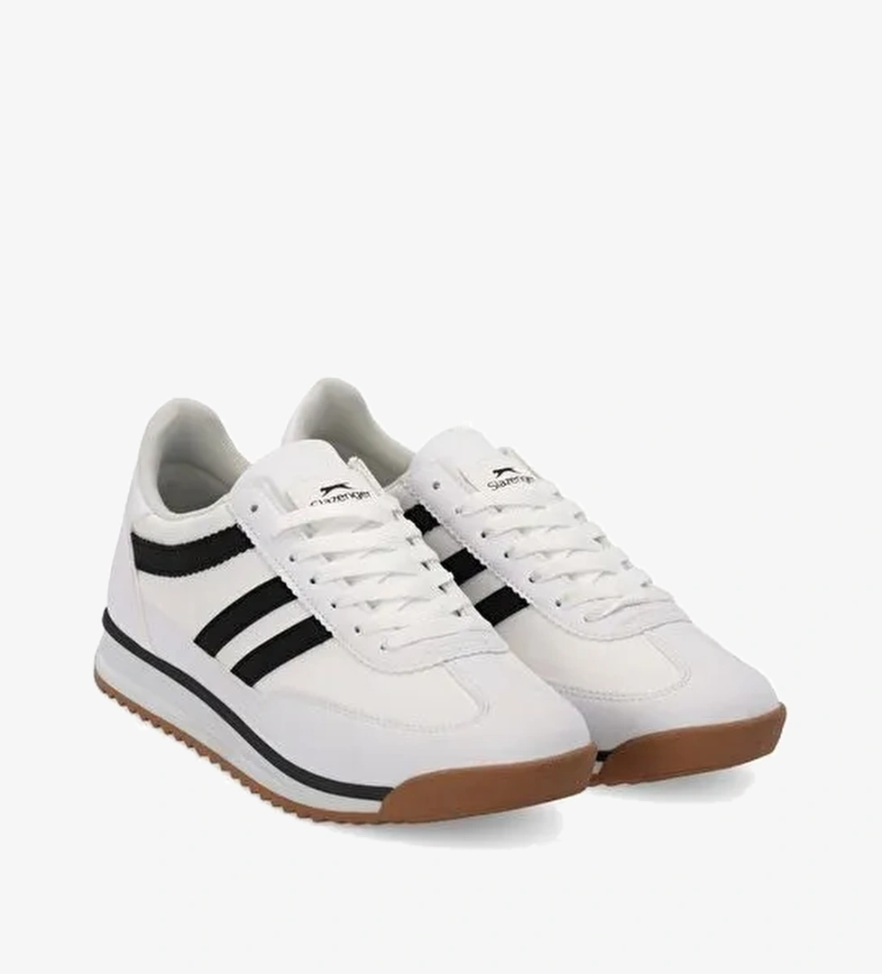 Slazenger OXYGEN I Erkek Beyaz / Siyah Günlük Spor Ayakkabısı - Görsel 1