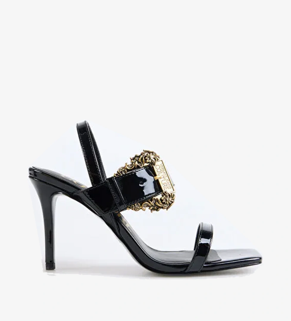 Versace Jeans Couture Siyah Kadın Topuklu Ayakkabı 78VA3S71