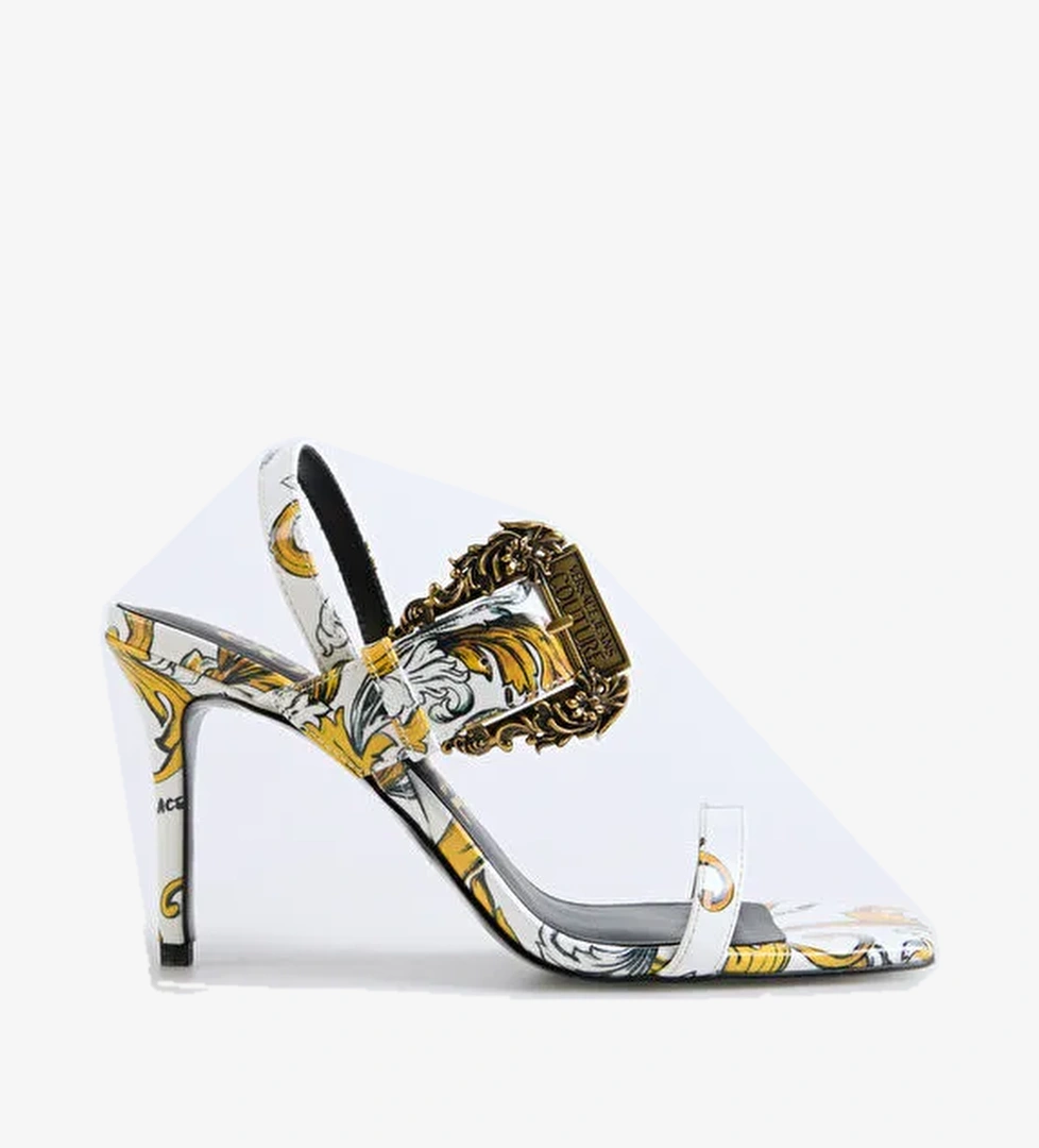 Versace Jeans Couture Altın Kadın Topuklu Ayakkabı 78VA3S71