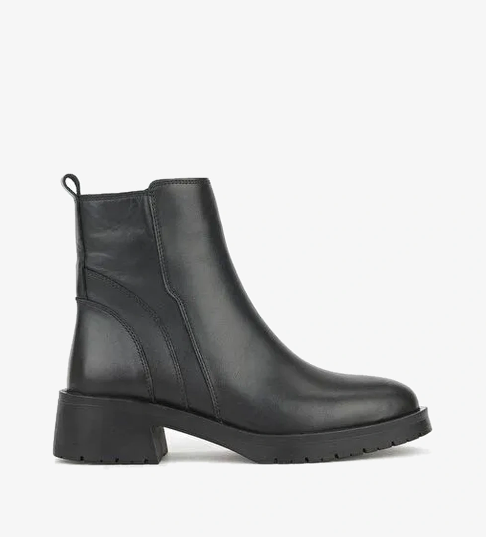 Ziya, Kadın Hakiki Deri Bot 153359Z622 Siyah - Görsel 1