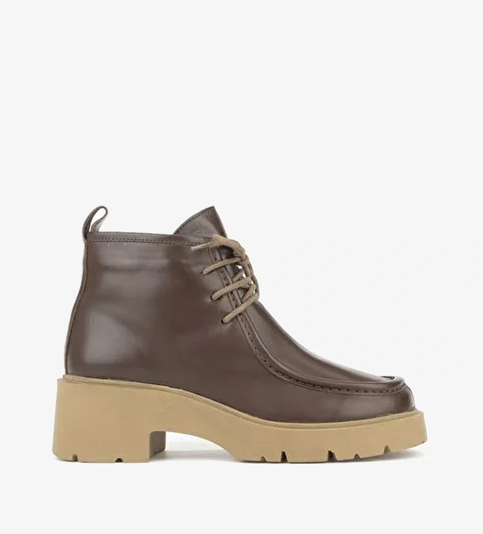 Ziya, Kadın Hakiki Deri Bot 1531030Z2590 Kahve - Görsel 1