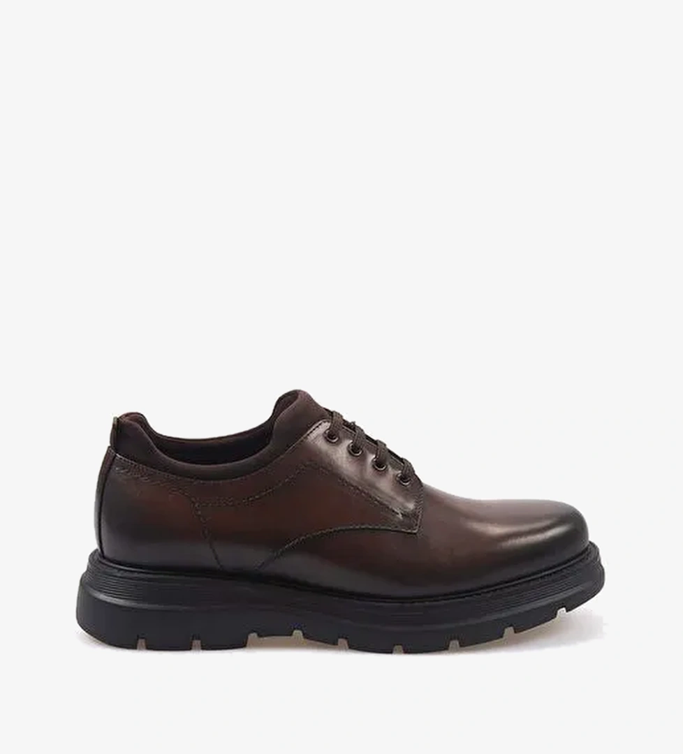 Mocassini Gold Geyik Derisi Kauçuk Taban Kahverengi Günlük Erkek Ayakkabı 67629S - Görsel 1