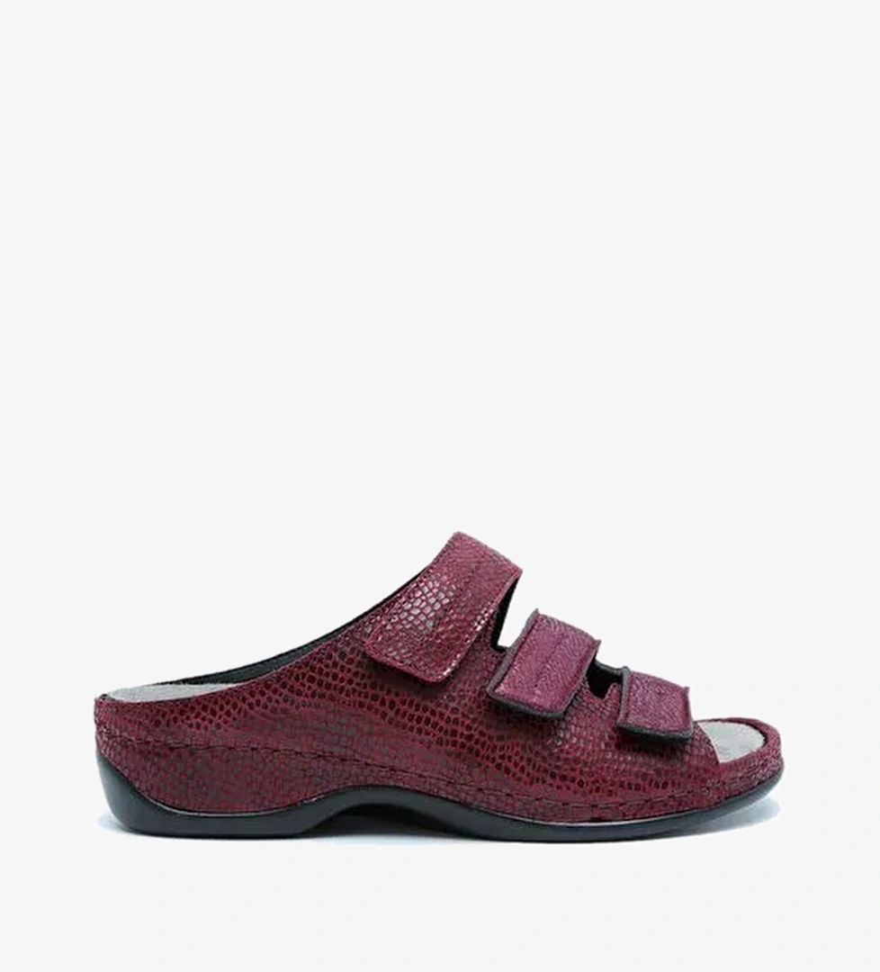 1013 Berkemann Andrea Kadın Anatomik Deri Terlik 3.0-8.5 - Görsel 1