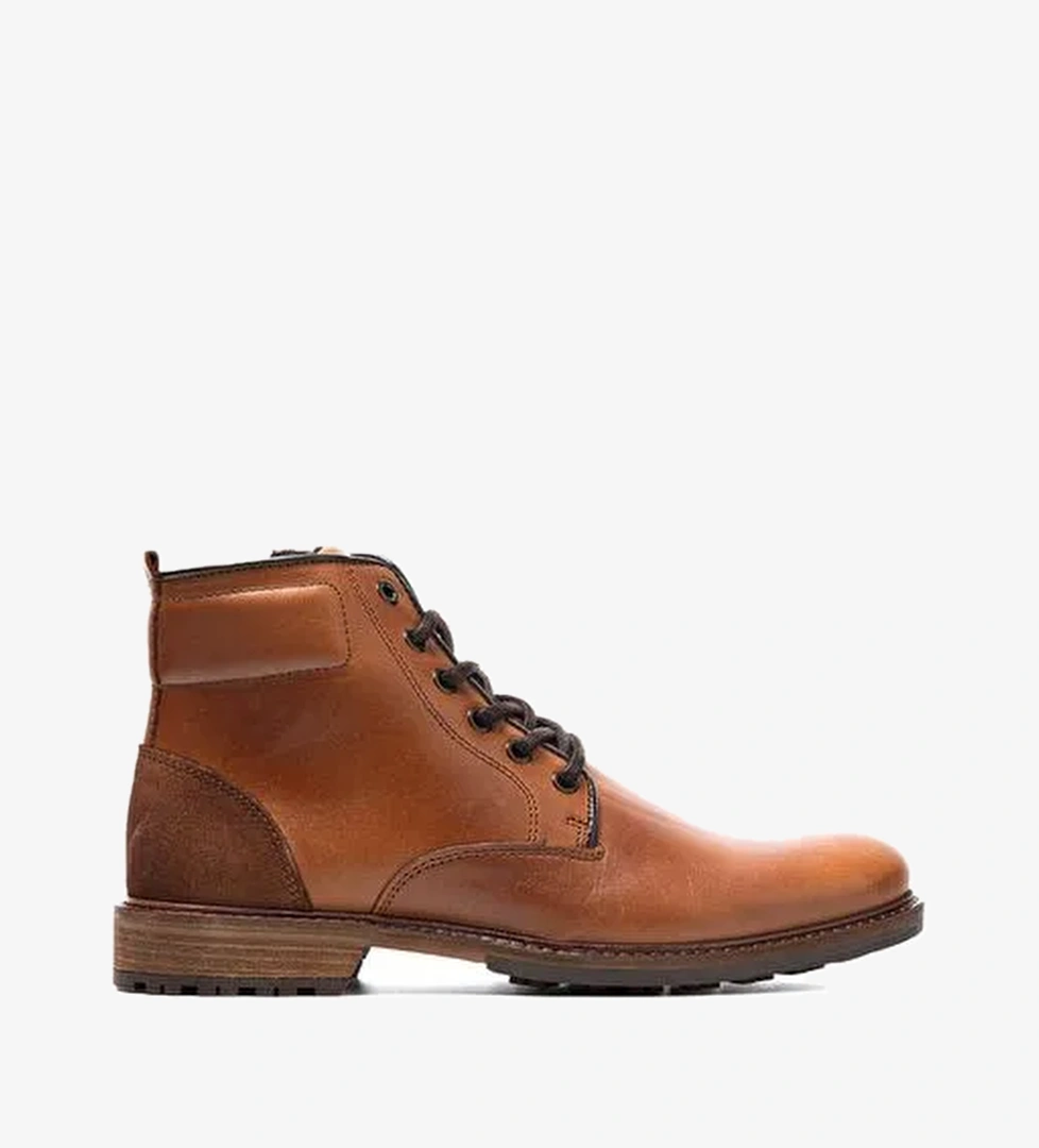 Erkek Bot 1179 010 WK-John May Orkut Suede Cognac - Görsel 1