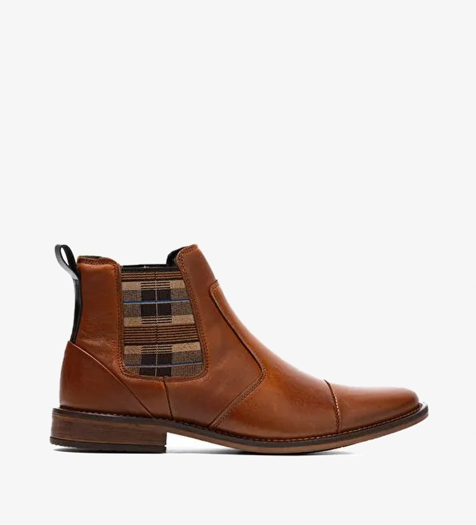 Erkek Bot 1158 001 WK-John May Orkut Suede Cognac - Görsel 1
