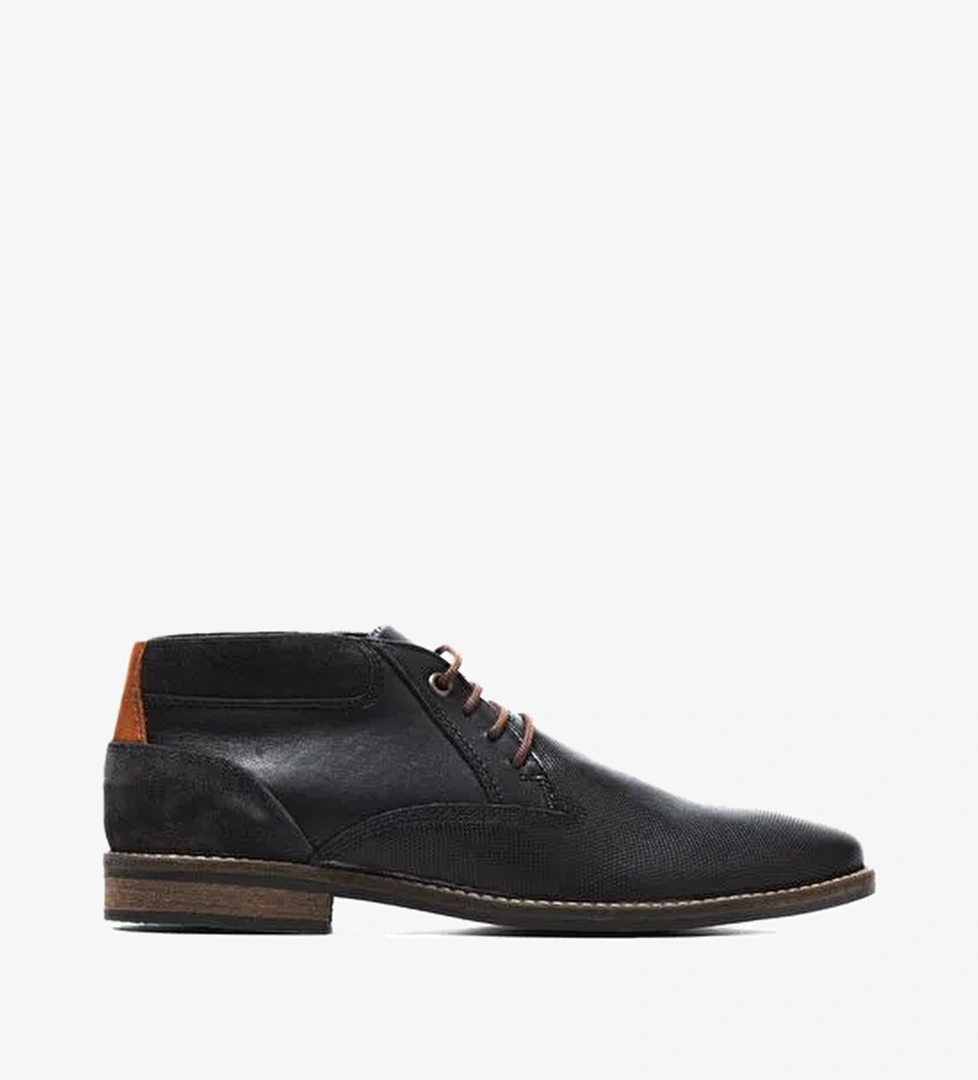 Erkek Bot 619 010 WK-John May Orkut Suede Black - Görsel 1