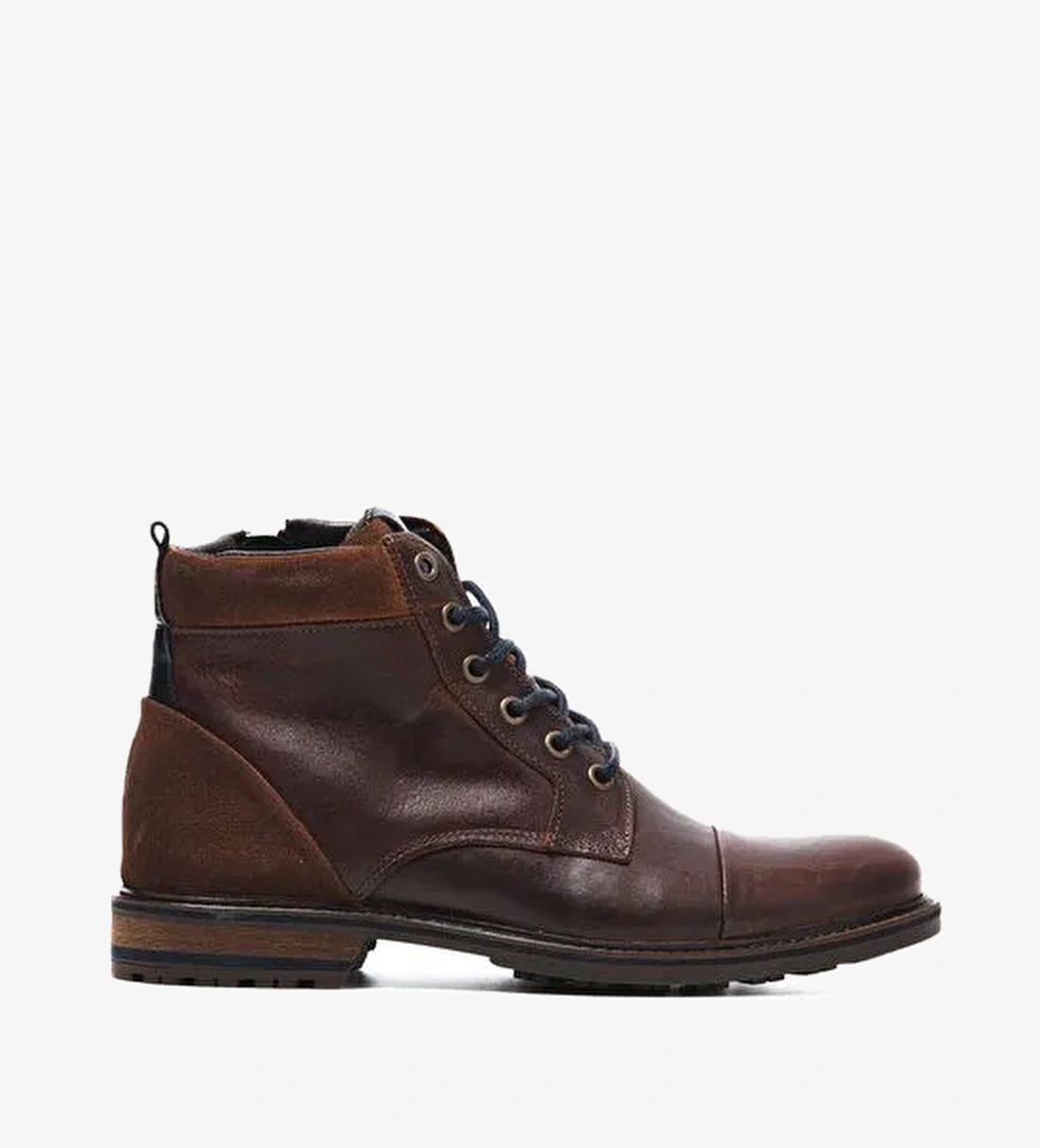 Erkek Bot 1041 021 WK-John May Orkut Suede Cognac - Görsel 1