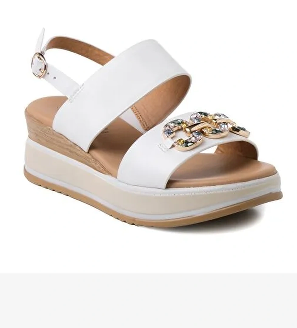 Kadın Sandalet 19252-E4 Repo Bianco - Görsel 1