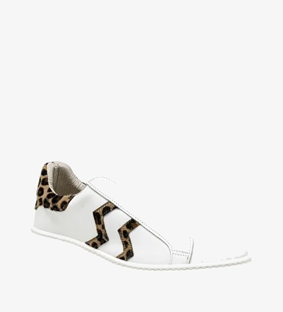 Kadın Sneaker ( Günlük) MAR-25Y-209-8825 John May Beyaz-Leopar - Görsel 1