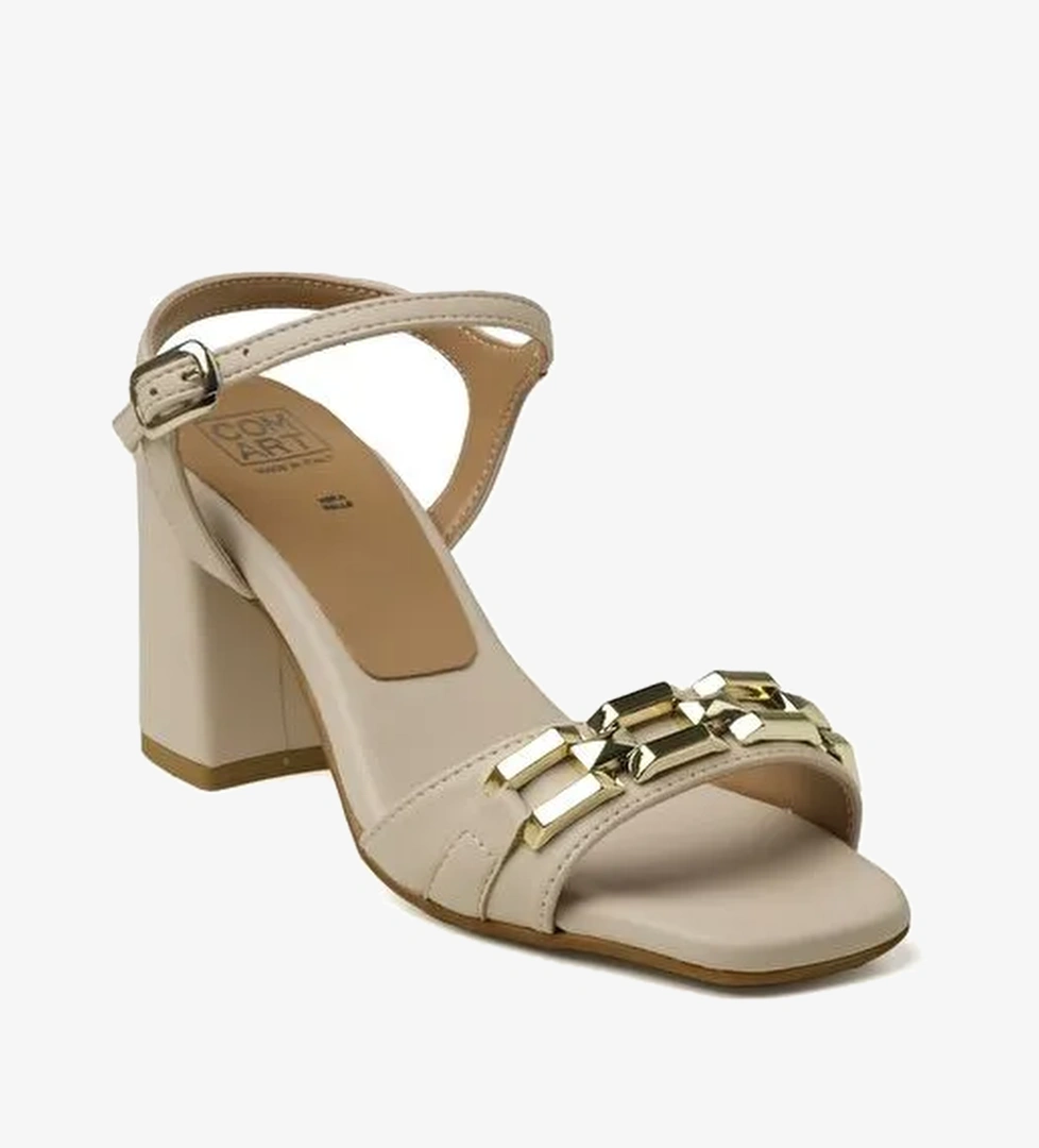 Kadın Sandalet 7D5146 Comart 5146 Tender Lia Panna - Görsel 1