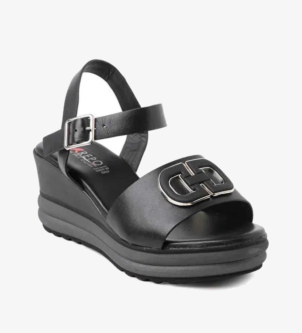 Kadın Sandalet 20281-E4 Repo Nero - Görsel 1