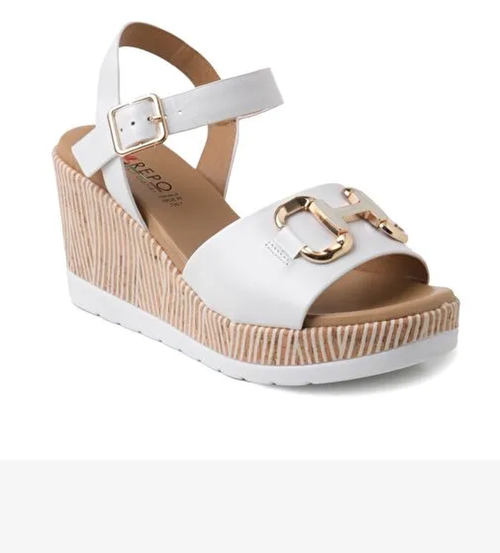 Kadın Sandalet 51232-E4 Repo Bianco - Görsel 1