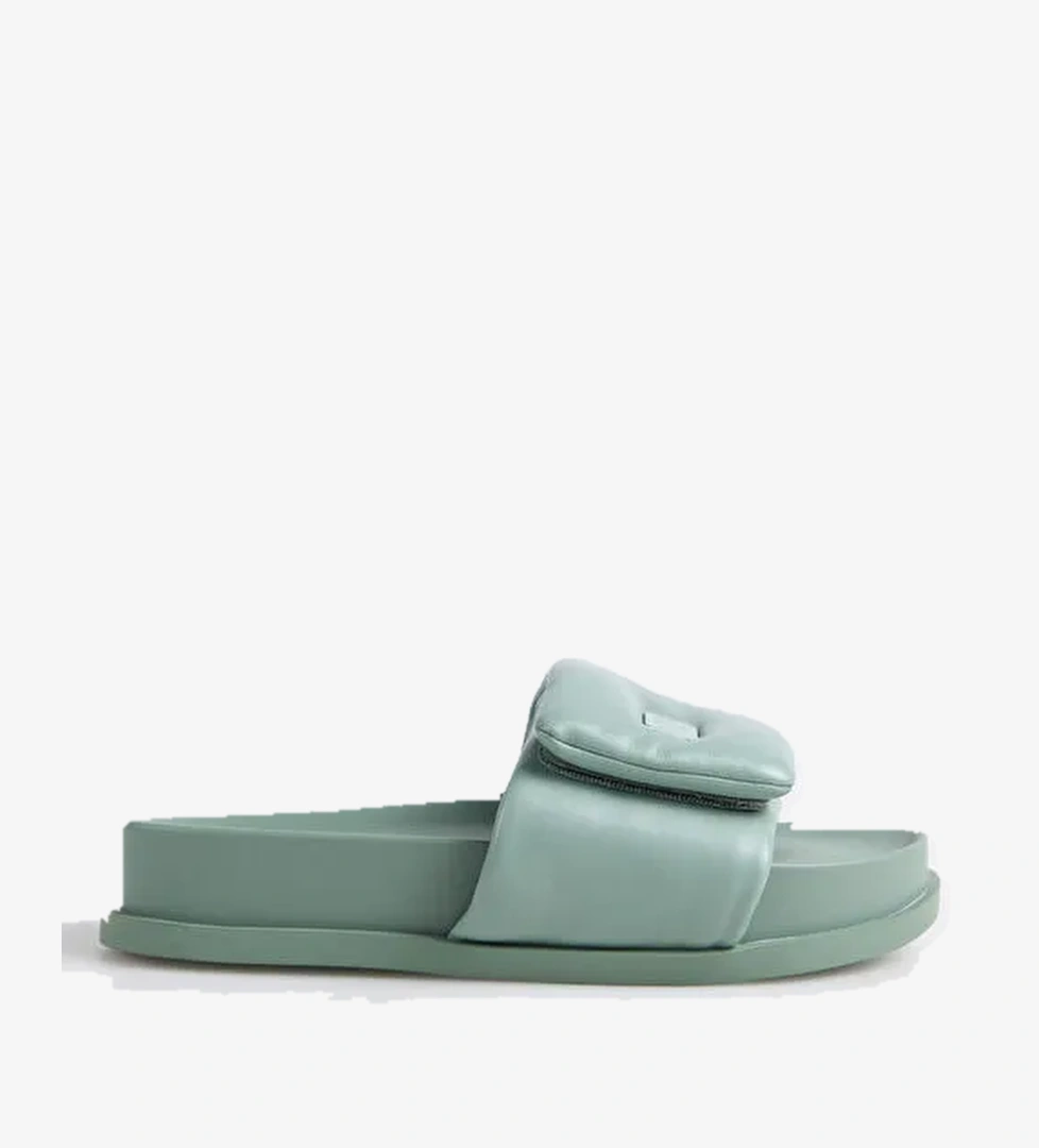 Armani Exchange Yeşil Kadın Terlik XDP061