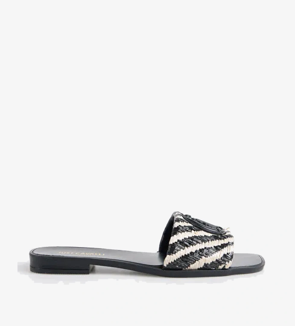 Just Cavalli Beyaz Kadın Terlik 78RA3S91 - Görsel 1