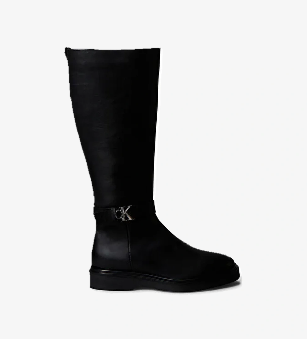 Calvin Klein Siyah Kadın Deri Çizme HW0HW02665BEH - Görsel 1