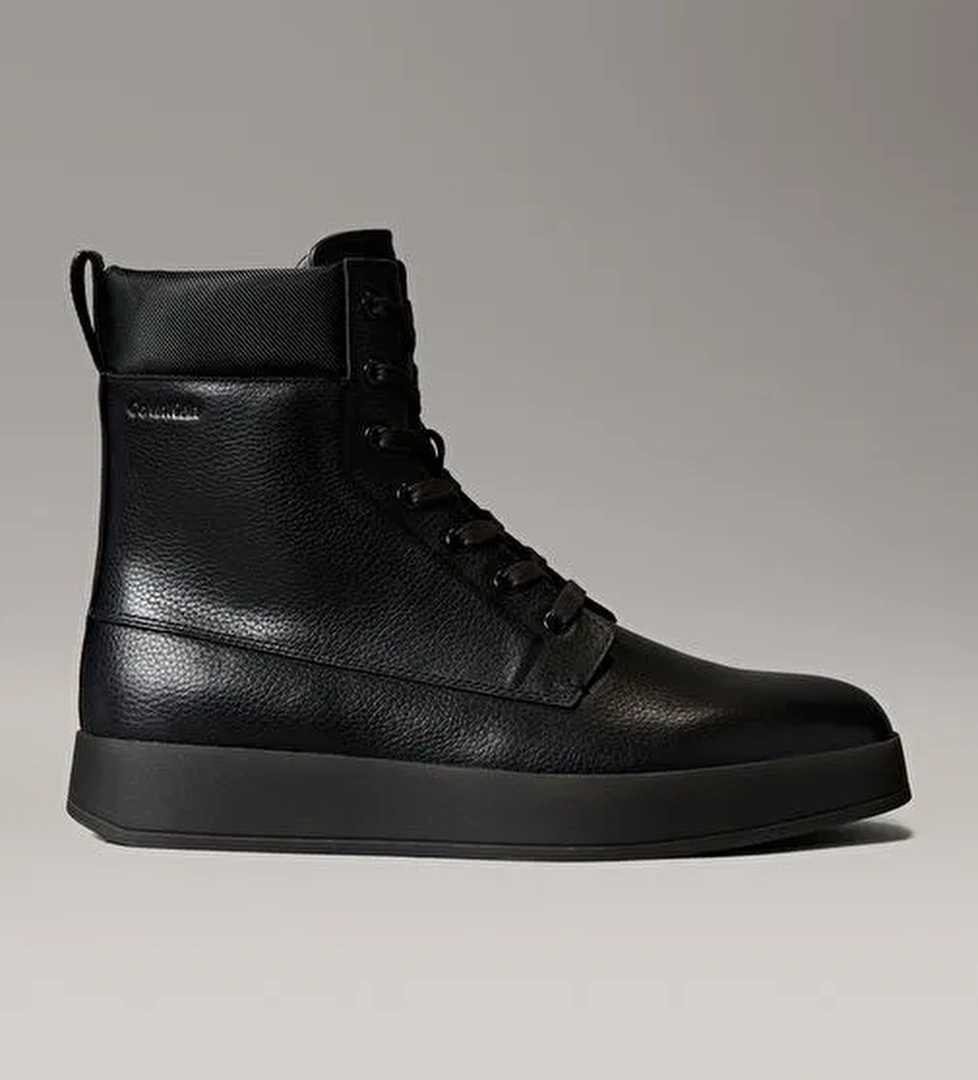 Calvin Klein Siyah Erkek Bot HYBRID CUP HIKING LACE UP LTH W - Görsel 1