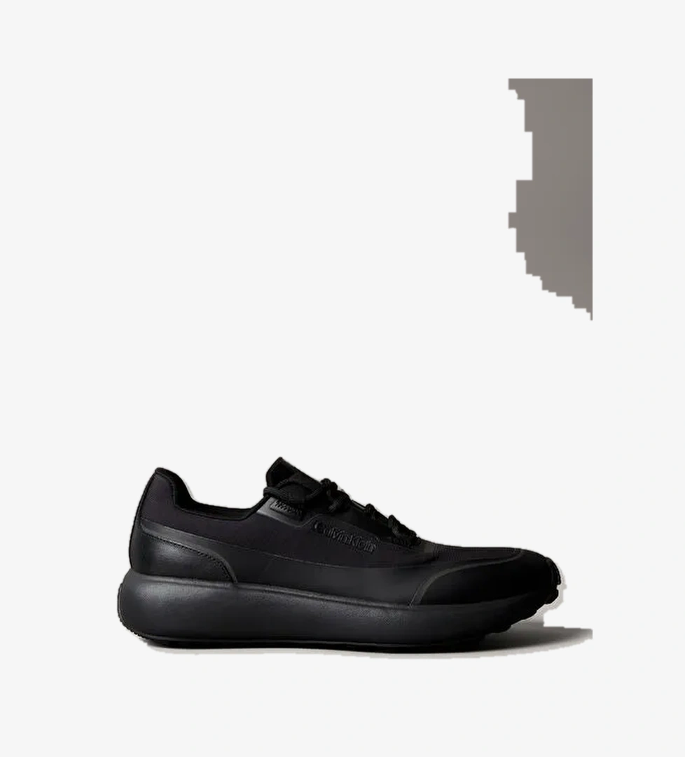Calvin Klein Siyah Erkek Sneaker CITY RUNNER LACEUP TECH MIX