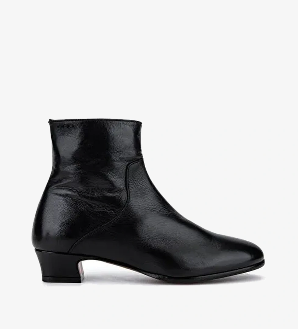 Alexander Hotto Kadın Hakiki Deri Siyah Bot - Görsel 1