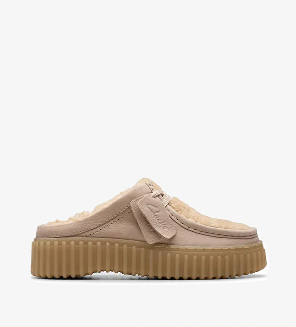 Clarks Bej Kadın Deri Terlik Torhill Mule