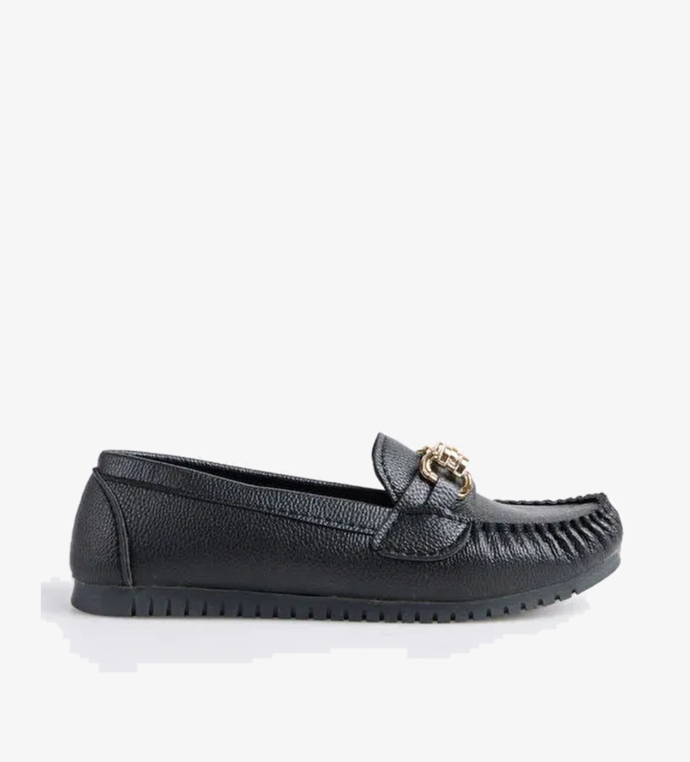 F By Fabrika Siyah Kadın Loafer INEL