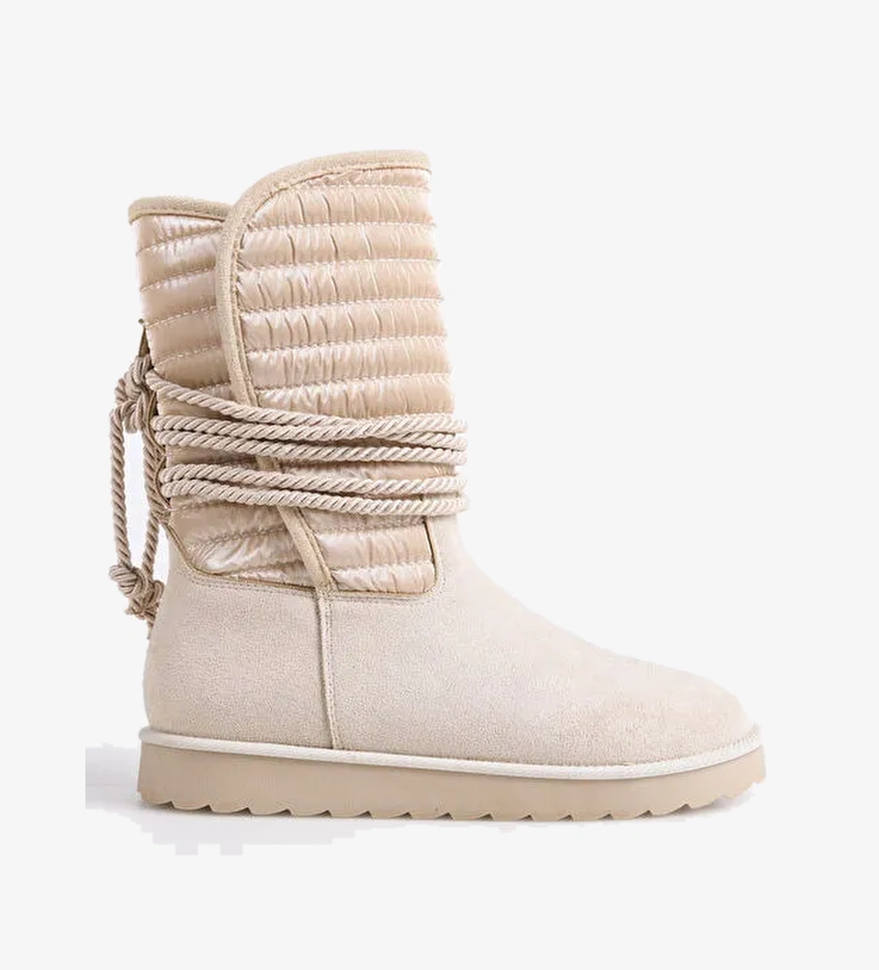 F By Fabrika Ekru Kadın Bot RIO - Görsel 1