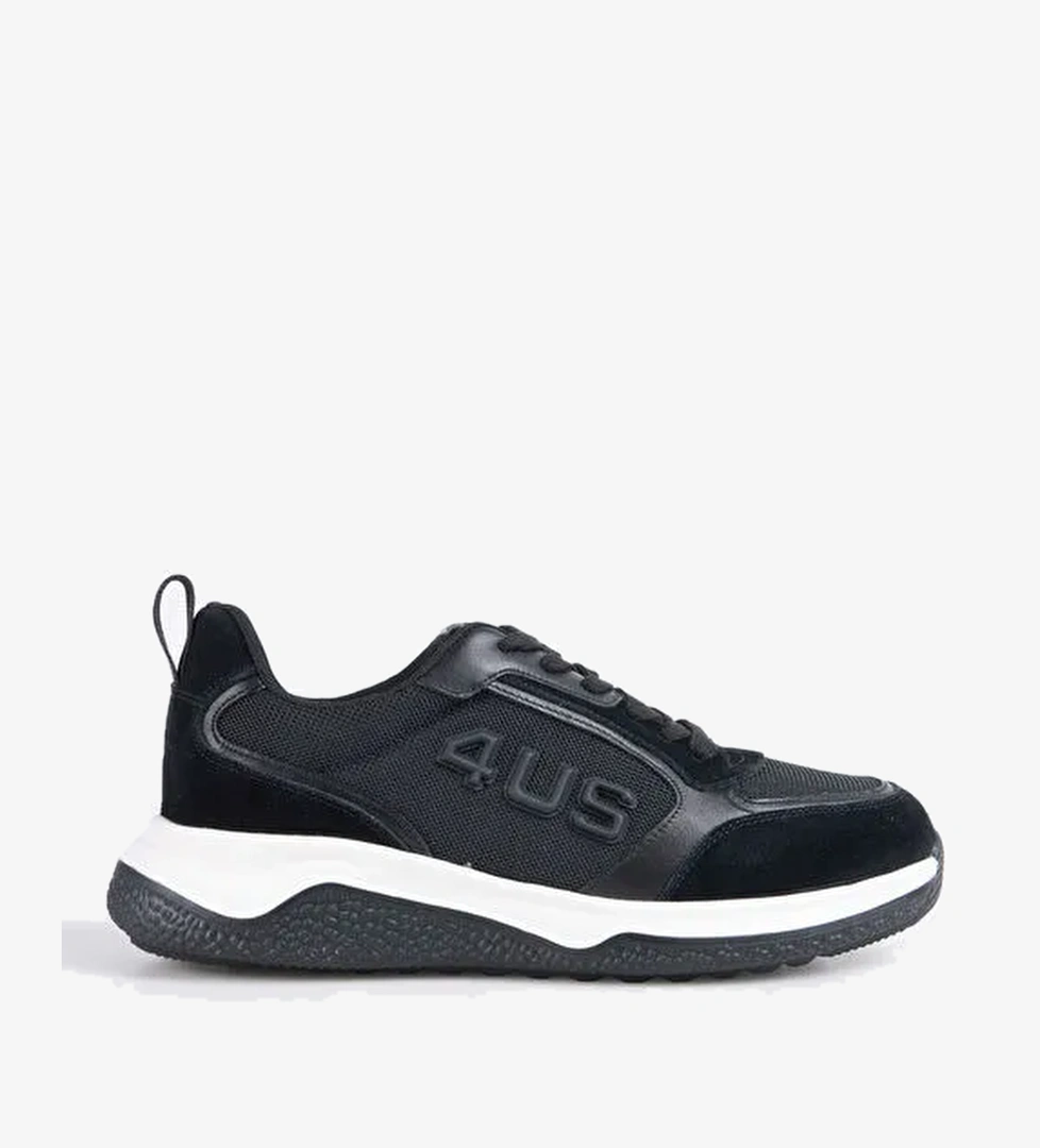 4US Siyah Erkek Sneaker DADDY 200 - Görsel 1