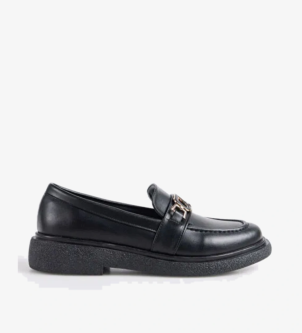 F By Fabrika Siyah Kadın Loafer VETAL