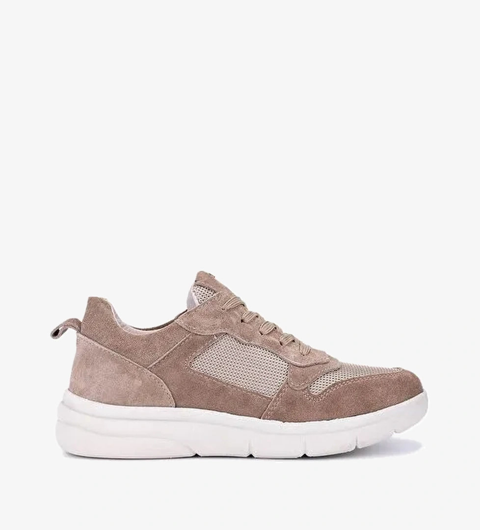 Tamer Tanca Kadın Hakiki Deri Vizon Sneakers & Spor Ayakkabı - Görsel 1