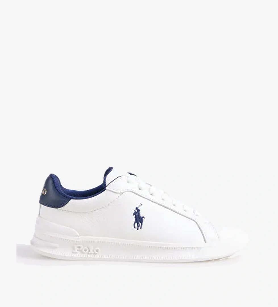 Polo Ralph Lauren Beyaz Kadın Deri Sneaker HRT CRT II