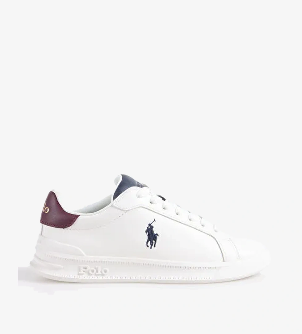 Polo Ralph Lauren Beyaz Kadın Deri Sneaker HRT CRT II
