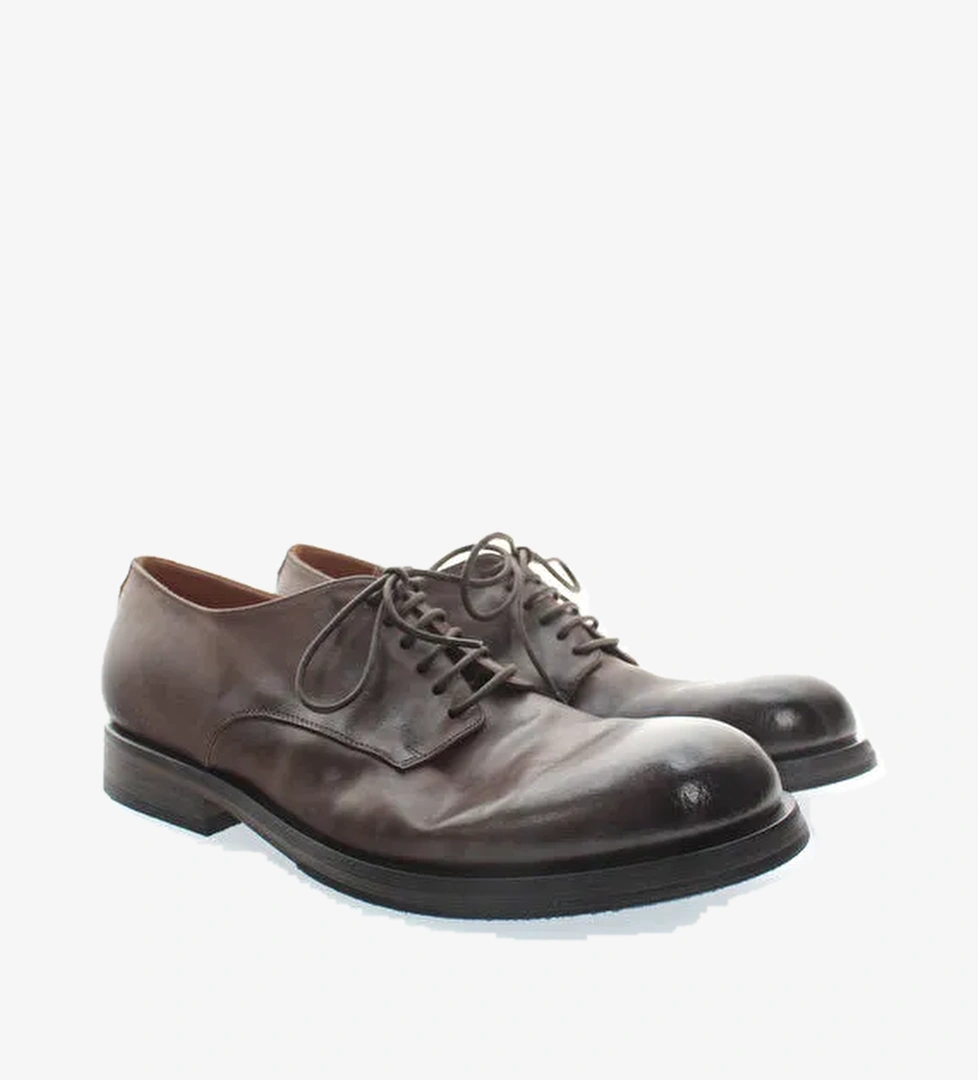 Pantanetti Kahverengi Erkek Deri Klasik Ayakkabı 19052C