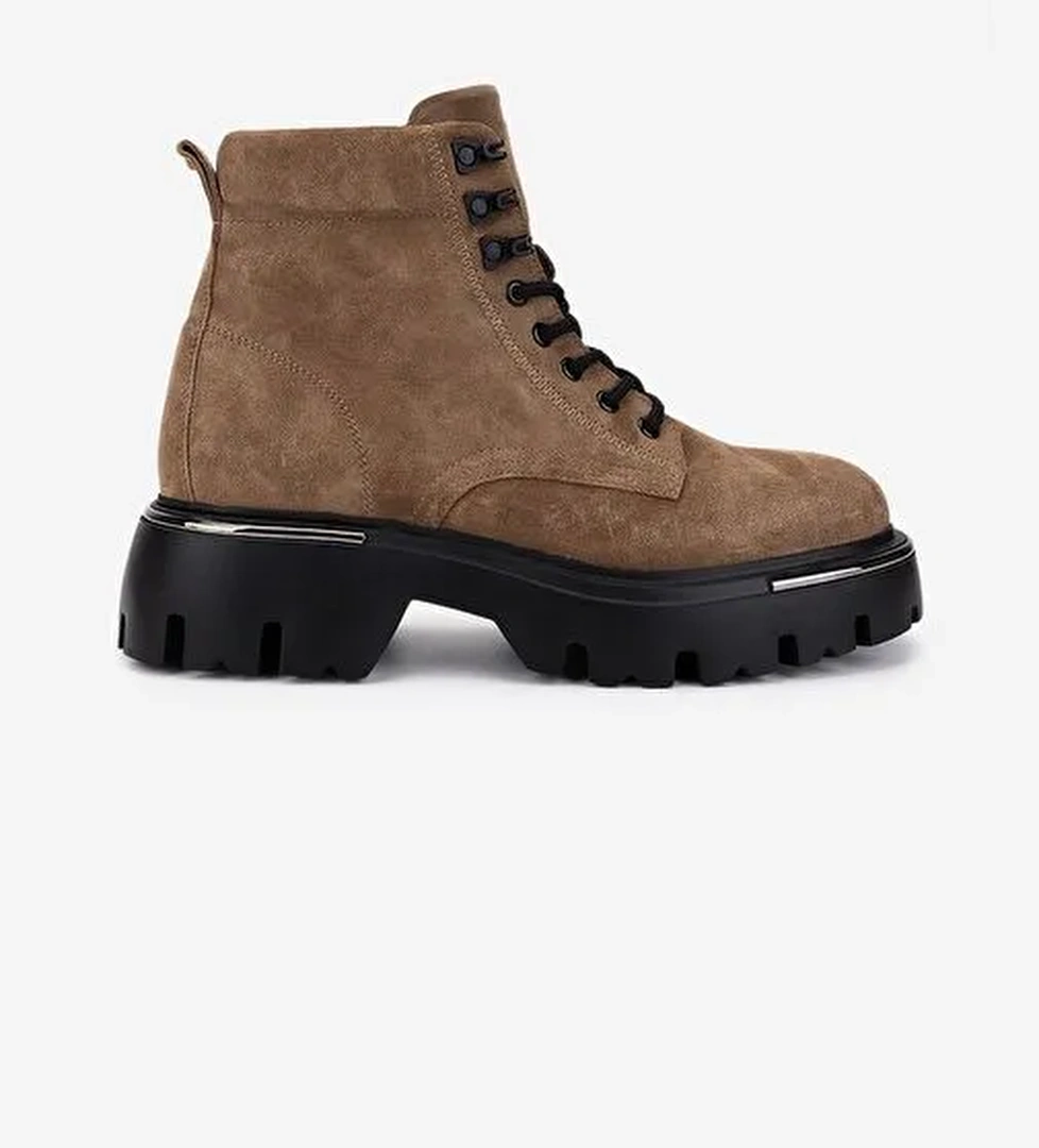 Valmenti Erkek Hakiki Deri Kahverengi Casual Bot - Görsel 1