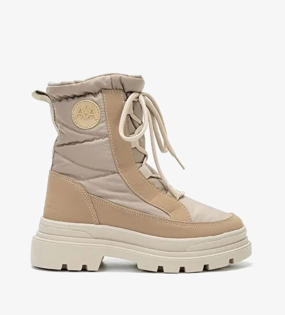 Effetre Kadın Deri & Tekstil Kum Kar Botu - Görsel 1