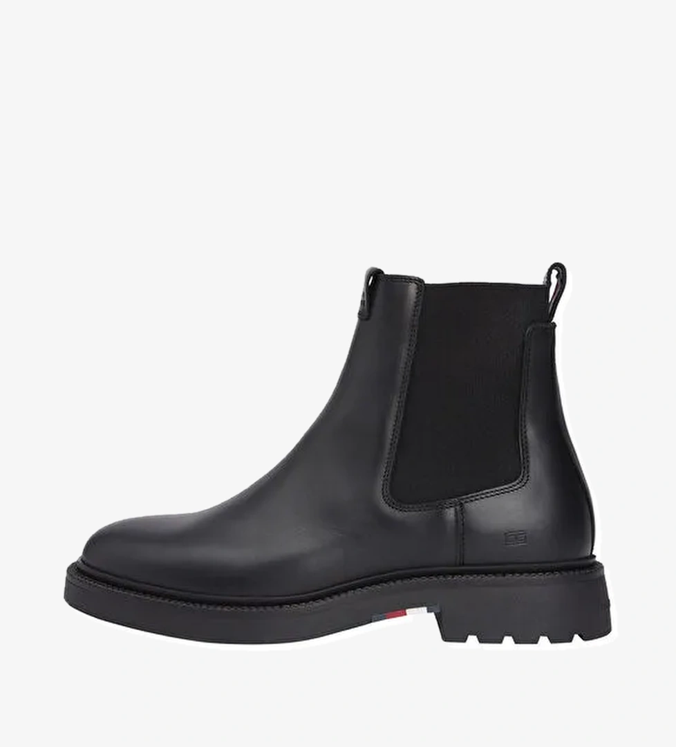 Tommy Hilfiger Tommy Hilfiger Siyah Erkek Bot HILFIGER COMFORT LWT LTH CHELSEA model görseli