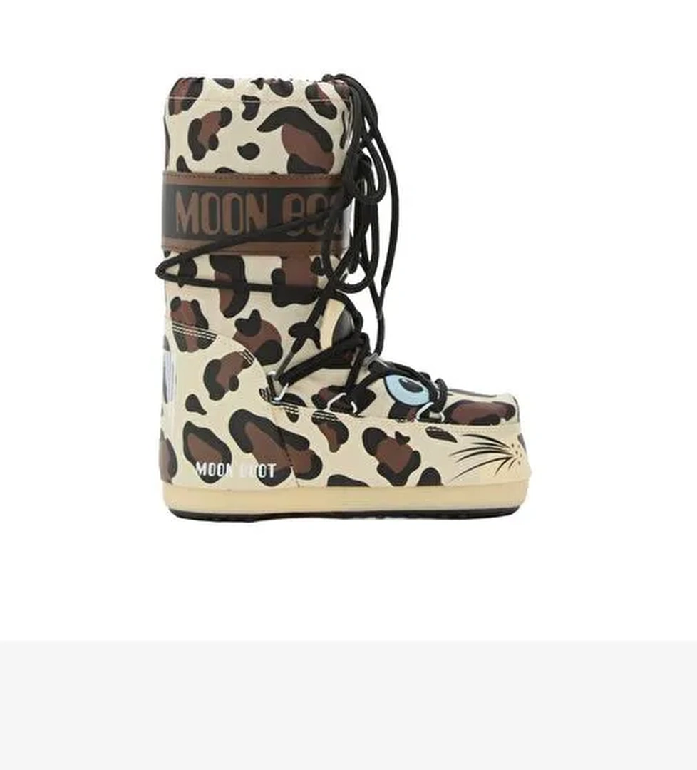 Kız Çocuk Bot 80D3400300 Moon Boot ICON Junior Animal Boots - Görsel 1