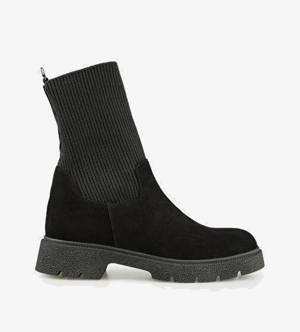 Siyah Kadın Günlük Bot - Görsel 1