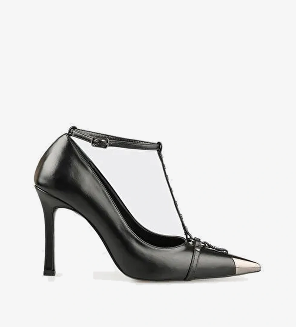 Siyah Kadın Topuklu Ayakkabı - Görsel 1