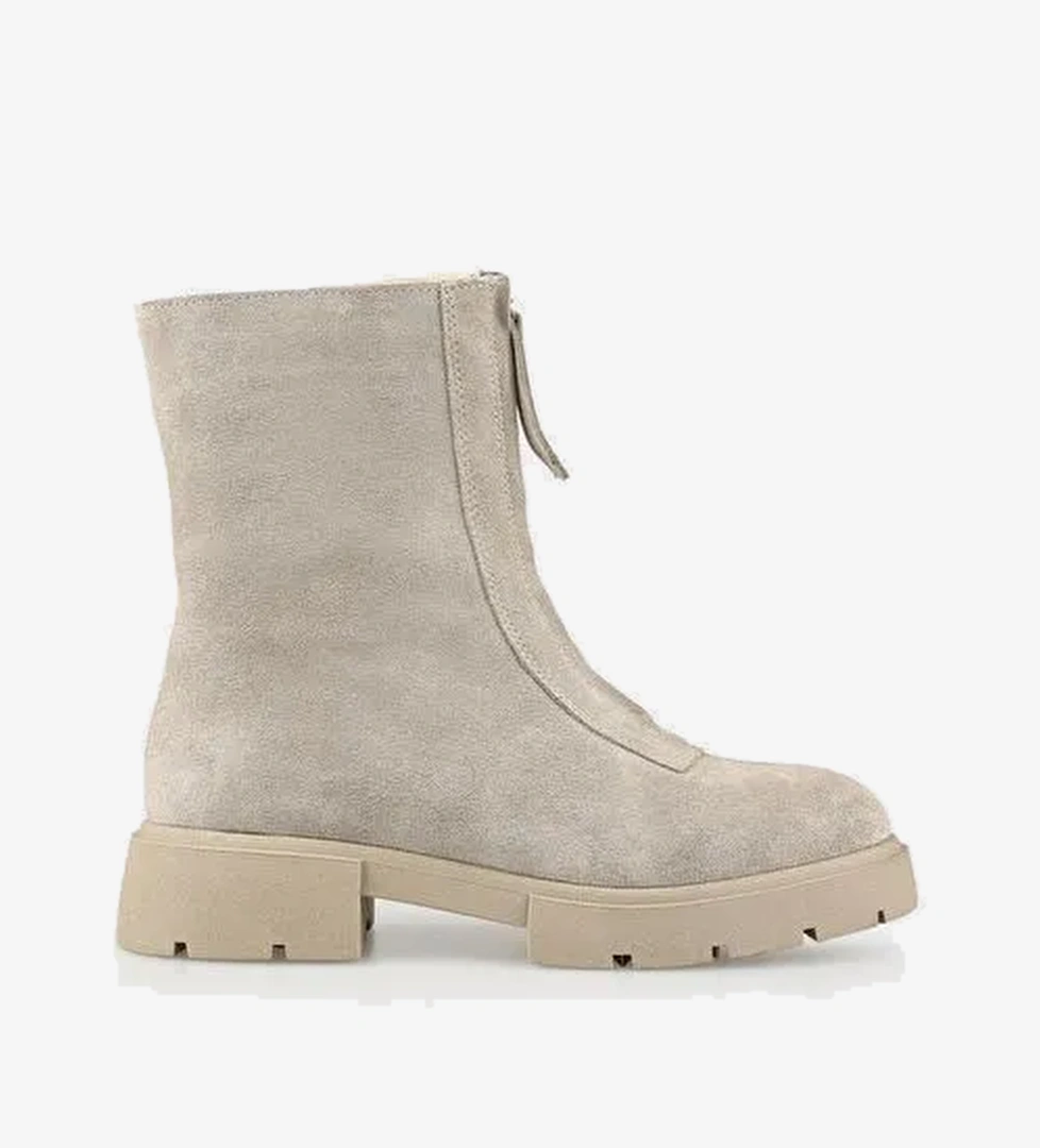 Bej Deri Kadın Günlük Bot - Görsel 1