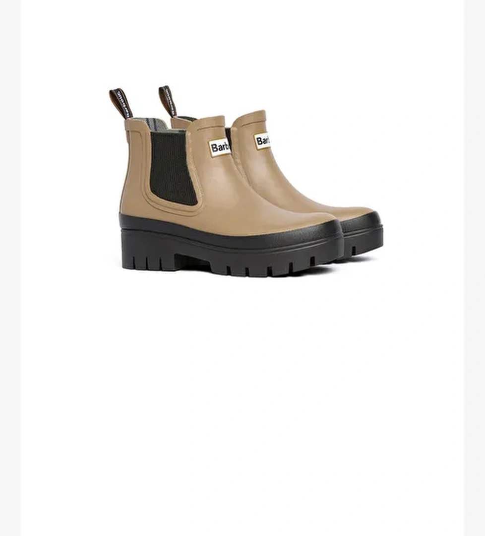 Barbour Halton Chelsea Yağmur Botu Military Brown - Görsel 1