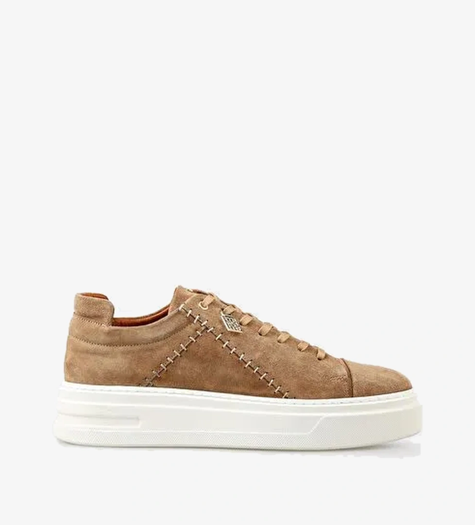 Vizon Deri Erkek Spor Ayakkabı - Görsel 1