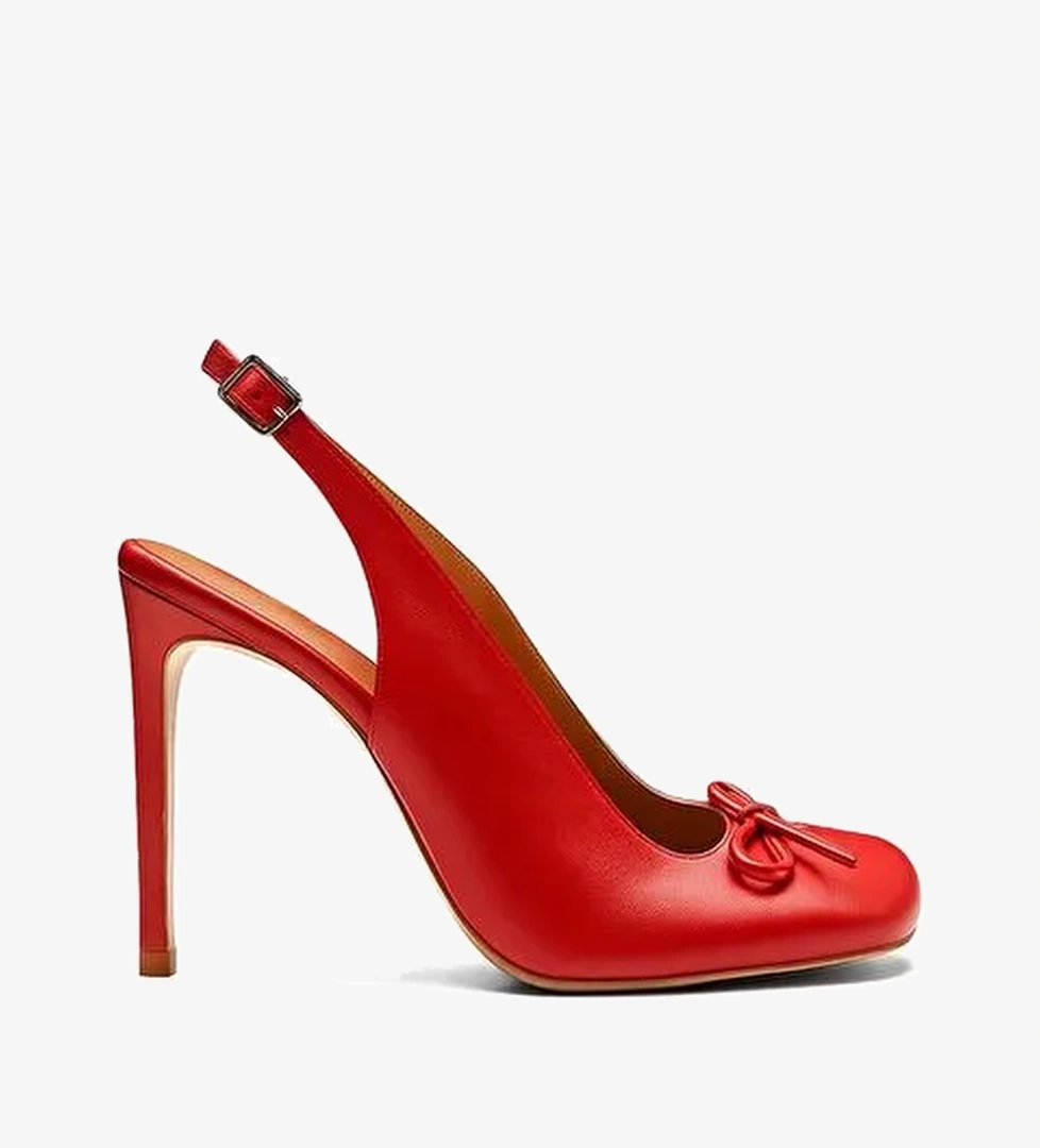 Doha II Deri 10 Cm Topuklu Ayakkabı - Görsel 1