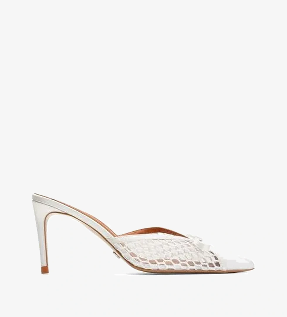 Ravello Saten 8 Cm Topuklu Terlik - Görsel 1