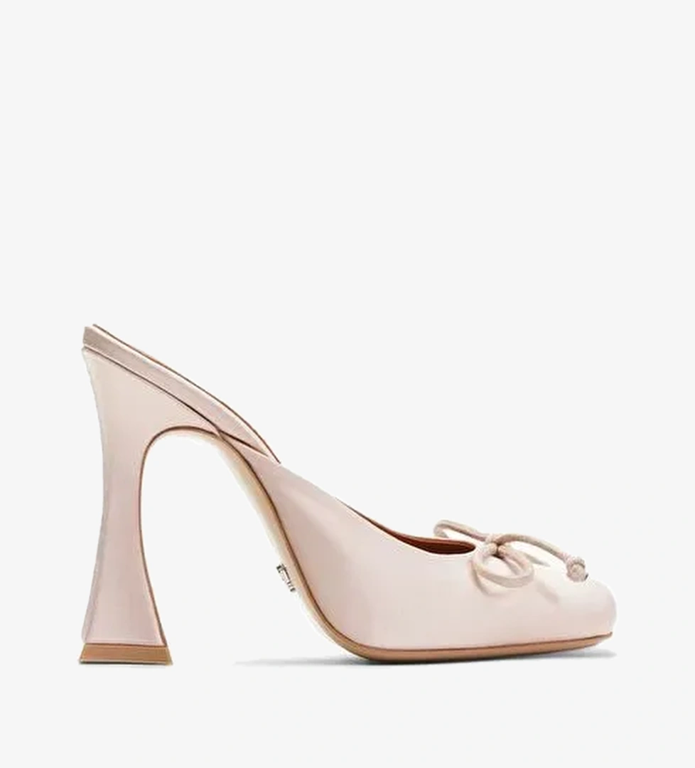 Doha Saten 10 Cm Topuklu Terlik - Görsel 1